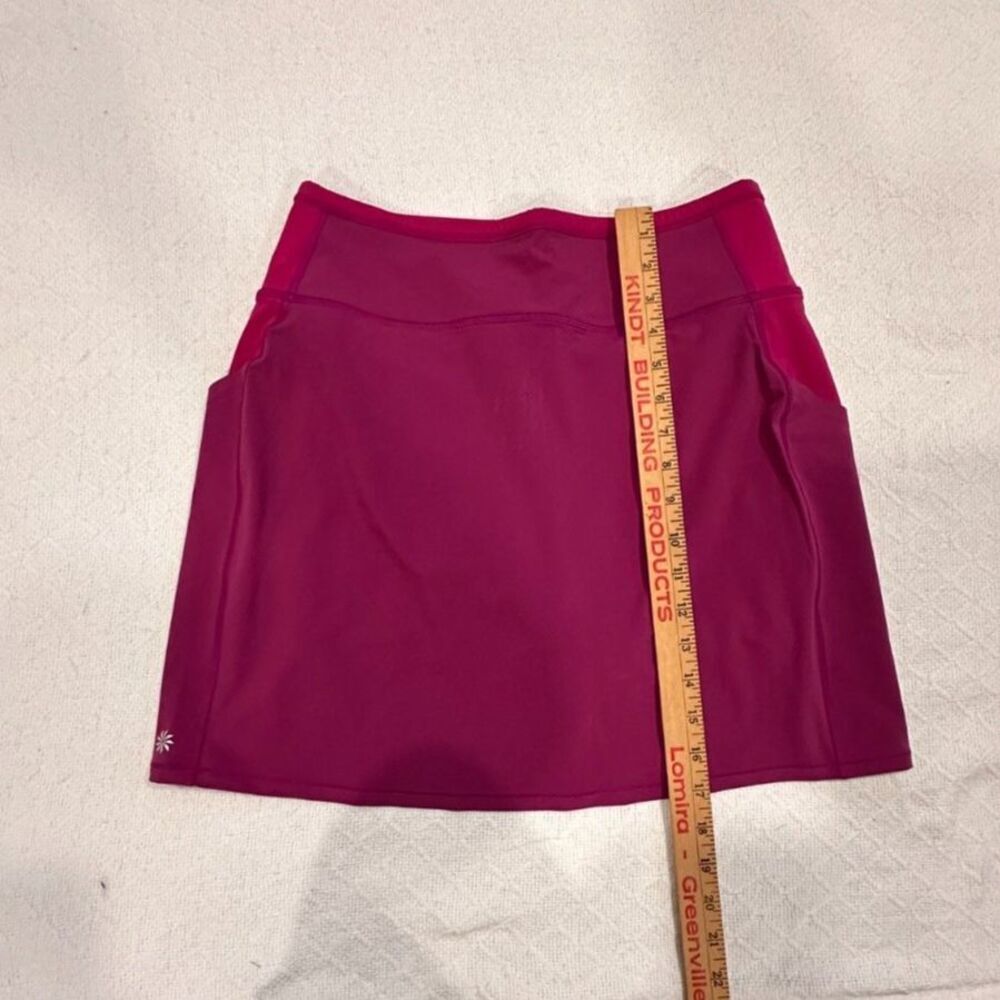 Athleta Skort Fuschia Pink Zippered Pocket Size Small - Picture 3 of 5